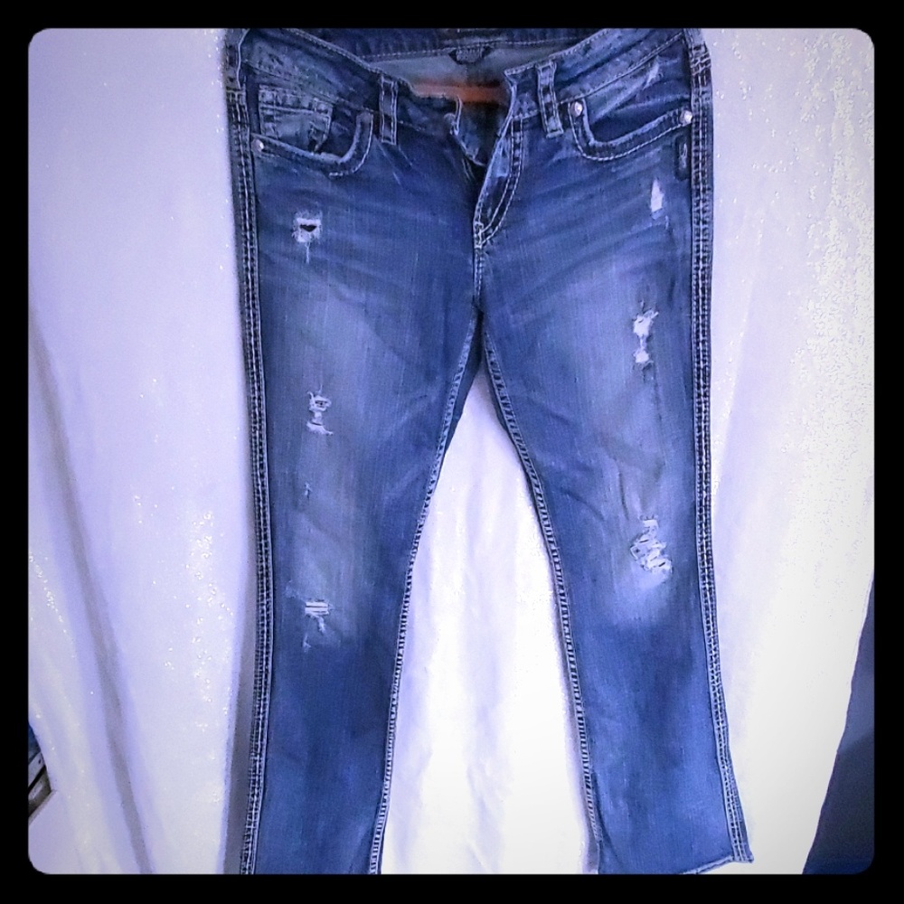 Silver Aiko Jeans